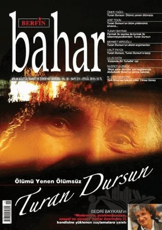 Berfin Bahar Aylık Kültür, Sanat ve Edebiyat Dergisi Sayı: 211 Eylül 2015 – Berfin Bahar Dergisi kitap kapağı