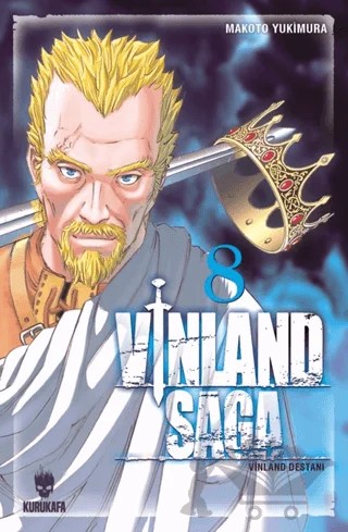 Vinland Saga - Vinland Destanı 8 – Makoto Yukimura – Kurukafa Yayınevi kitap kapağı