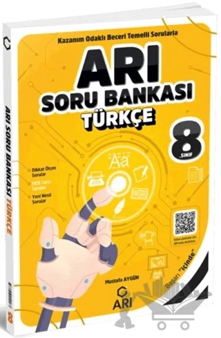 8. Sınıf Türkçe Soru Bankası – Kolektif – Arı Yayıncılık kitap kapağı
