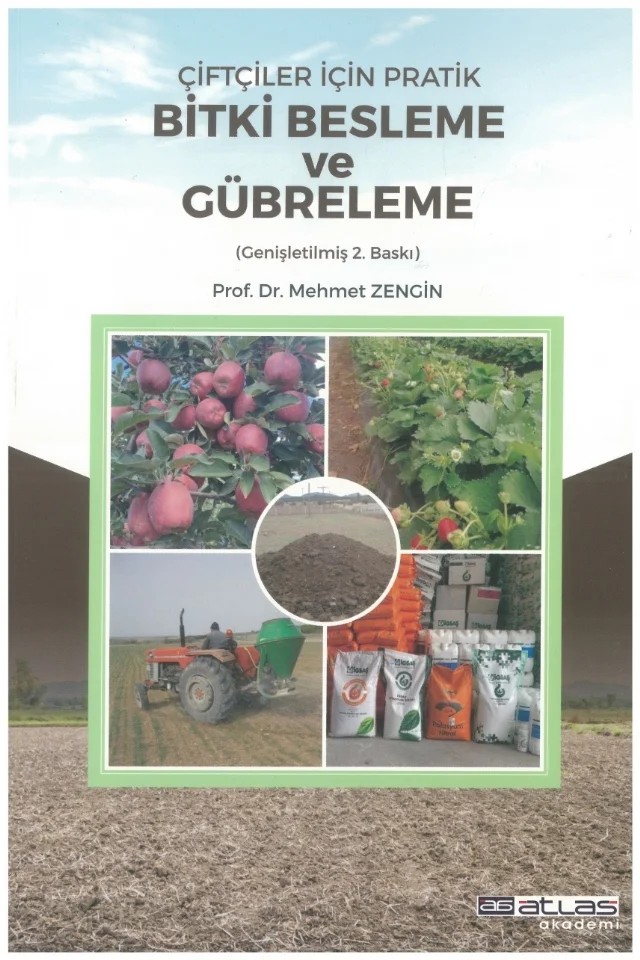Çiftçiler İçin Pratik Bitki Besleme ve Gübreleme – Mehmet Zengin – Atlas Akademi kitap kapağı