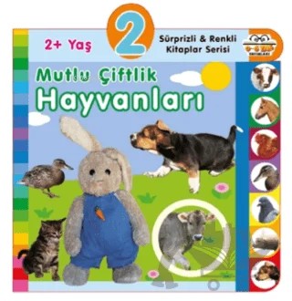 2+ Yaş Mutlu Çiftlik Hayvanları – Kolektif – 0-6 Yaş Yayınları kitap kapağı
