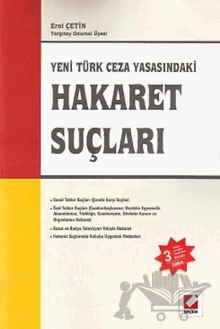 Hakaret Suçları – Erol Çetin – Seçkin Yayıncılık kitap kapağı