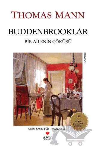 Buddenbrooklar – Thomas Mann – Can Yayınları kitap kapağı