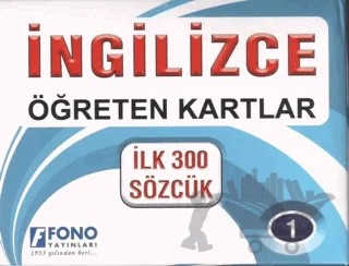 İngilizce Öğreten Kartlar 1 – Şükrü Meriç – Fono Yayınları kitap kapağı