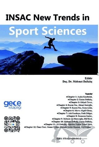 İNSAC New Trends in Sport Sciences – Mehmet Dalkılıç – Gece Kitaplığı kitap kapağı
