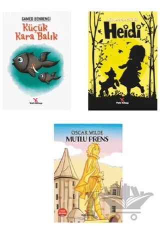 1. Sınıf Çocuk Edebiyatı Seti (3 Kitap) – Samed Behrengi, Oscar Wılde, Johanna Spyri – Yeti Kitap kitap kapağı