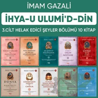 İhyau Ulumiddin 3. Cilt (Helâk Edici Şeyler 10 Kitap Set) – İmam Gazali – Çelik Yayınevi kitap kapağı