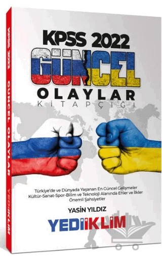 2022 KPSS Genel Kültür ve Güncel Olaylar Kitapçığı (Tamamı Renkli) – Yasin Yıldız – Yediiklim Yayınları kitap kapağı