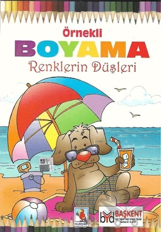 Örnekli Boyama - Renklerin Düşleri – Kolektif – Nurdan Yayınları kitap kapağı