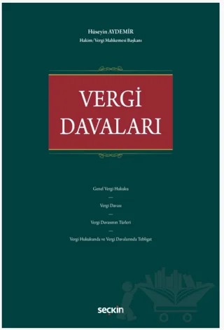 Vergi Davaları – Hüseyin Aydemir – Seçkin Yayıncılık kitap kapağı