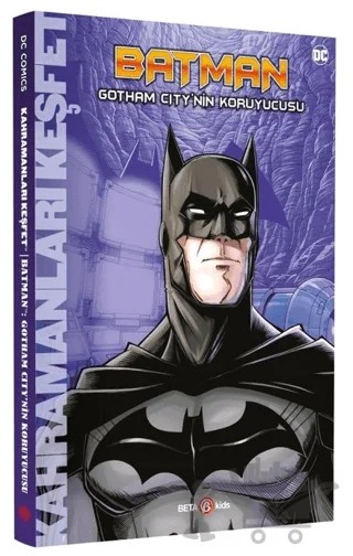 DC Comics - Batman Gotham City’nin Muhafızı – Matthew K. Manning – Beta Kids kitap kapağı