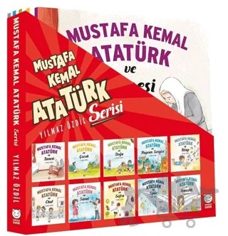 Mustafa Kemal Atatürk Serisi (10 Kitap Takım) – Yılmaz Özdil – Kırmızı Kedi Çocuk kitap kapağı