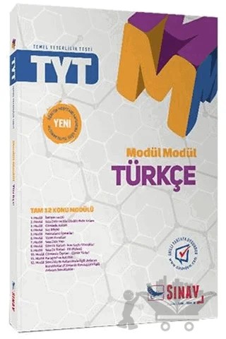 TYT Türkçe Modül Modül Konu Anlatımlı – Kolektif – Sınav Yayınları kitap kapağı