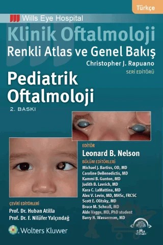 Klinik Oftalmoloji: Renkli Atlas ve Genel Bakış - Pediatrik Oftalmoloji – Christopher J. Rapuano – EMA Tıp Kitabevi kitap kapağı
