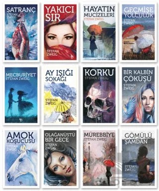 Stefan Zweig (12 Kitap Takım) – Stefan Zweıg – Halk Kitabevi kitap kapağı