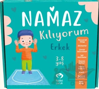 Namaz Kılıyorum ( Erkek ) – Selim Han Tuğrul – Çamlıca Çocuk Yayınları kitap kapağı