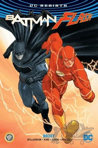 Batman - Flash (Rozet Özel Editasyon) – Joshua Williamson, Tom King – JBC Yayıncılık kitap kapağı