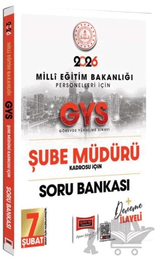 2026 MEB Personelleri İçin GYS Şube Müdürü Kadrosu İçin Deneme İlaveli Soru Bankası – Kolektif – Yargı Yayınevi kitap kapağı