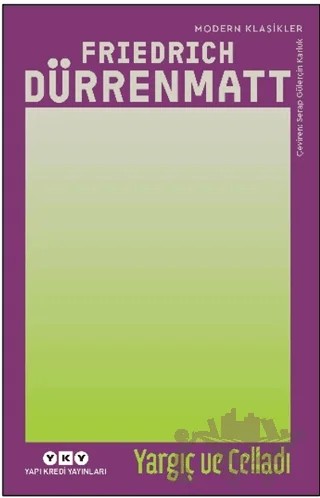 Yargıç ve Celladı – Friedrich Dürrenmatt – Yapı Kredi Yayınları kitap kapağı
