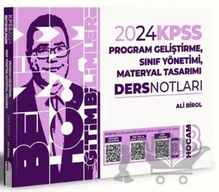 KPSS Eğitim Bilimleri Program Geliştirme Sınıf Yönetimi Materyal Tasarımı Video Ders Notları – Ali Birol – Benim Hocam Yayınları kitap kapağı