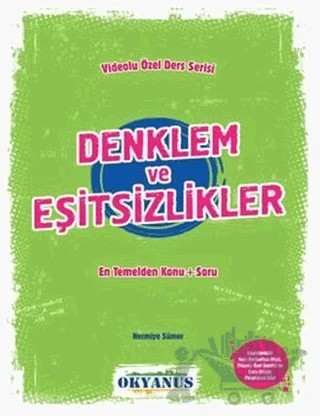 Denklem ve Eşitsizlikler – Kolektif – Okyanus Yayınları kitap kapağı