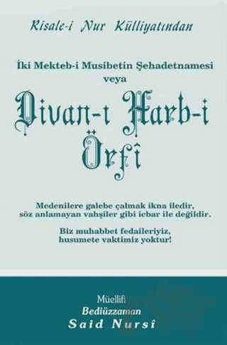 Divan-ı Harb-i Örfi Normal Boy – Bediüzzaman Said Nursi – Envar Neşriyat kitap kapağı