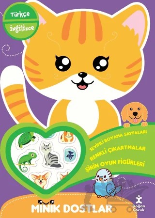 Minik Dostlar - Evinin Yanında Boyama Kitabı – Kolektif – Doğan Çocuk kitap kapağı