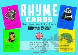 Rhyme Cards – Hanife Koşar – HNT Toys & Books kitap kapağı