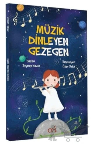 Müzik Dinleyen Gezegen – Zeynep Yavuz – Omes Çocuk kitap kapağı
