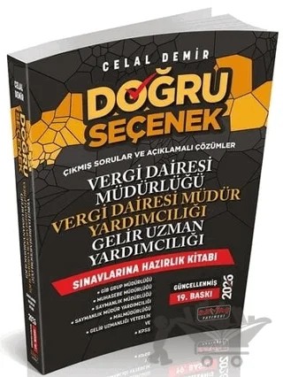 2026 Doğru Seçenek Vergi Dairesi Müdür ve Yardımcılığı, Gelir Uzman Yardımcılığı Konu Anlatımlı Hazırlık Kitabı – Celal Demir – Savaş Yayınevi kitap kapağı