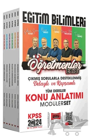 2024 KPSS Eğitim Bilimleri Öğretmenler Ekibi Tüm Dersler Konu Anlatımlı Modüler Set – Kolektif – Yargı Yayınevi kitap kapağı