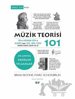 Müzik Teorisi 101 – Brian Boone, Marc Schonbrun – Say Yayınları kitap kapağı