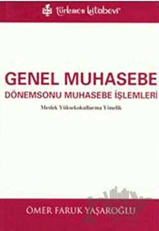 Genel Muhasebe – Ömer Faruk Yaşaroğlu – Türkmen Kitabevi kitap kapağı