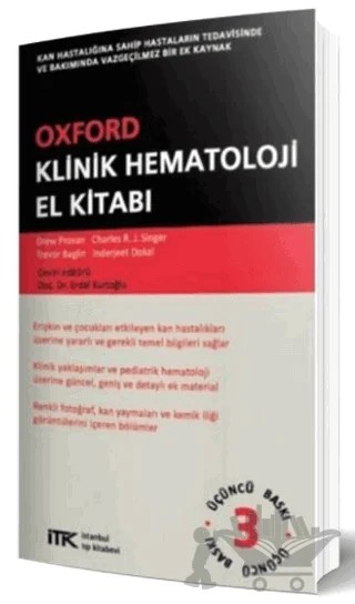 Oxford Klinik Hematoloji El Kitabı – Charles R. J. Singer, Drew Provan, İnderjeet Dokal, Trevor Baglin – İstanbul Tıp Kitabevi kitap kapağı