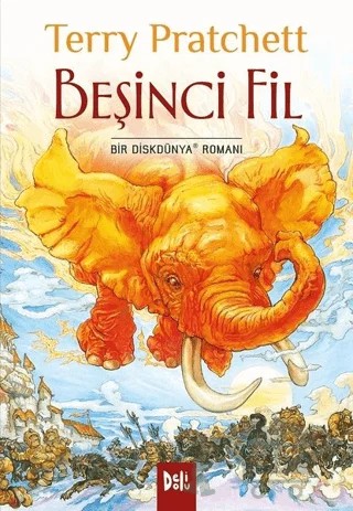 Disk Dünya 24: Beşinci Fil – Terry Pratchett – Delidolu kitap kapağı