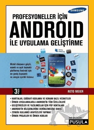 Profesyoneller için Android ile Uygulama Geliştirme – Reto Meier – Pusula Yayıncılık kitap kapağı