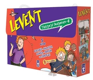 Levent Türkiye'yi Geziyorum 6 Set (5 Kitap Takım) – Mustafa Orakçı – Timaş Çocuk kitap kapağı