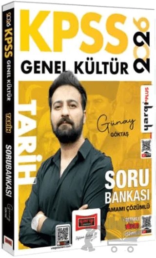 2026 KPSS Genel Kültür Tamamı Çözümlü Tarih Soru Bankası – Günay Göktaş – Yargı Yayınevi kitap kapağı