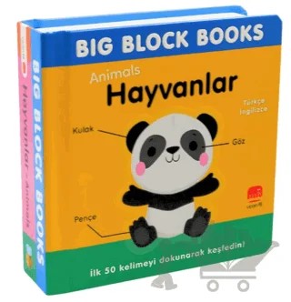 Big Block Books - Hayvanlar (Animal) – Kolektif – Uçan Fil Yayınları kitap kapağı