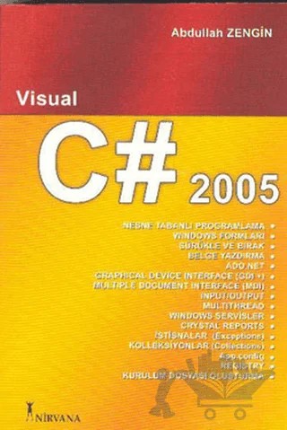 Visual C# 2005 – Abdullah Zengin – Nirvana Yayınları kitap kapağı
