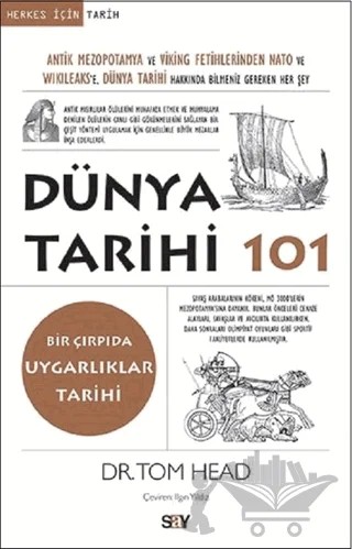 Dünya Tarihi 101 – Tom Head – Say Yayınları kitap kapağı