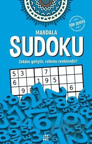 Mandala Sudoku - Zor Seviye – Kolektif – Dokuz Yayınları kitap kapağı