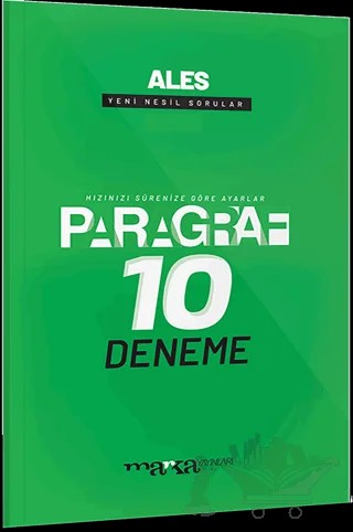 2023 ALES Paragraf Yeni Nesil 10 Deneme – Kolektif – Marka Yayınları kitap kapağı