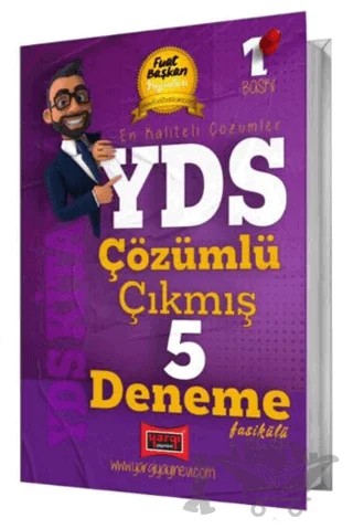 2025 YDS Çözümlü Çıkmış 5 Deneme Fasikülü – Fuat Başkan – Yargı Yayınevi kitap kapağı