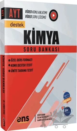 AYT Kimya Soru Bankası – Bekir Şahan, Özcan Yalçınkaya – ENS Yayınları kitap kapağı