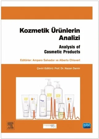 KOZMETİK ÜRÜNLERİN ANALİZİ – Analysis of Cosmetic Products – Amparo SALVADOR, Alberto CHISVERT, Elsevıer – Nobel Akademik Yayıncılık kitap kapağı