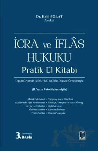 İcra ve İflas Hukuku Pratik El Kitabı – Halil Polat – Adalet Yayınevi kitap kapağı