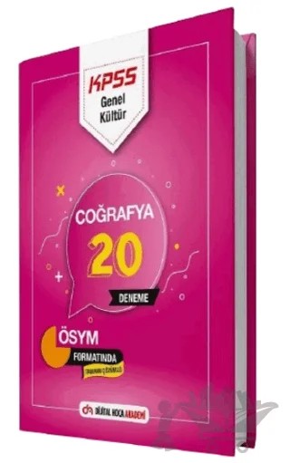KPSS Genel Kültür Coğrafya Tamamı Çözümlü 20 Deneme – Kolektif – Dijital Hoca kitap kapağı