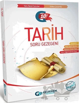 10. Sınıf Tarih Soru Gezegeni – Ahmet Yılmaz – Gezegen Yayıncılık kitap kapağı