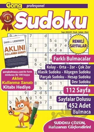 Gong Profesyonel Sudoku 9 – Kolektif – Maxi Yayıncılık kitap kapağı